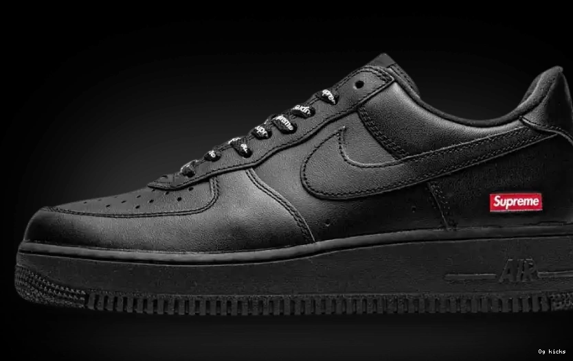 Supreme 1 Low Air Black Force Nike 0621